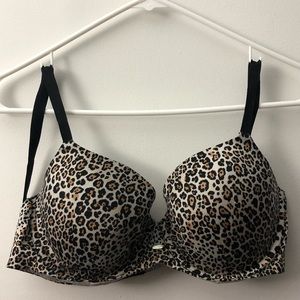 Victoria Secret leopard print demi bra